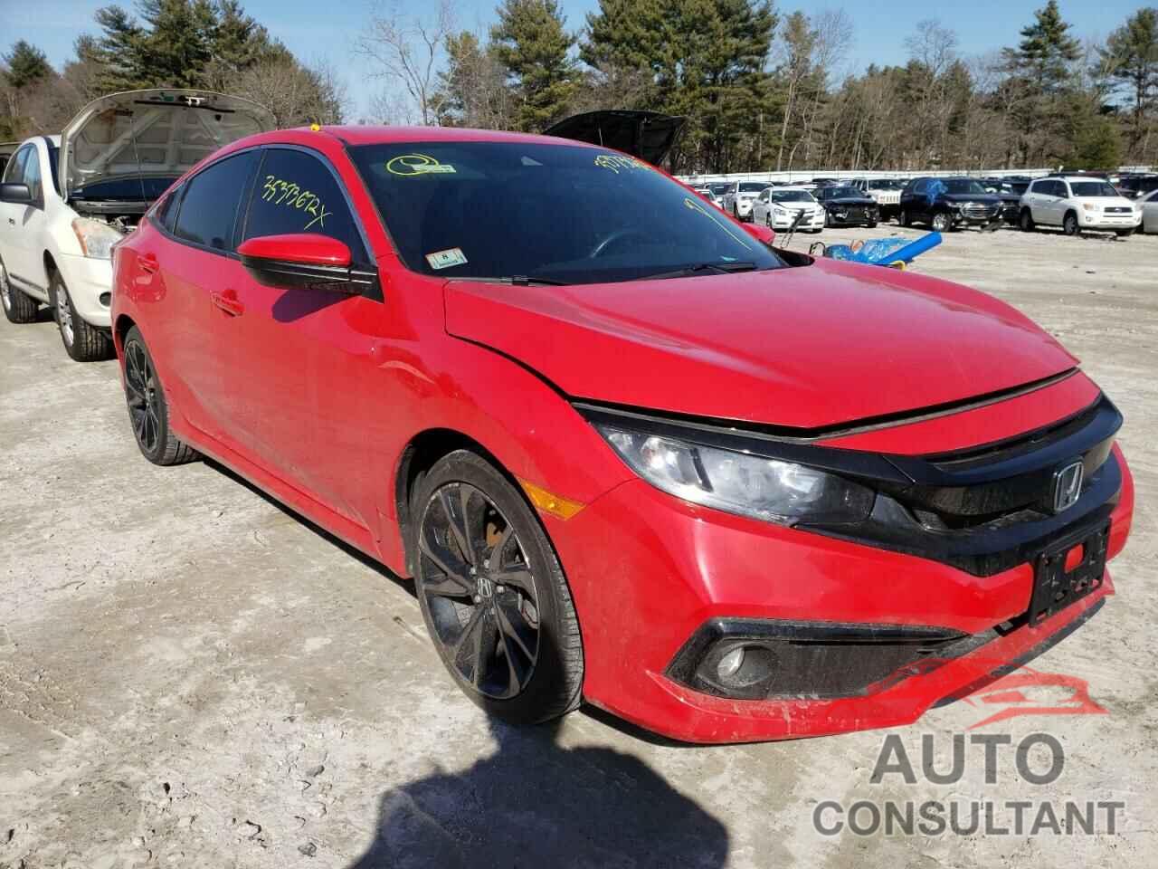 HONDA CIVIC 2019 - 2HGFC2F81KH551905