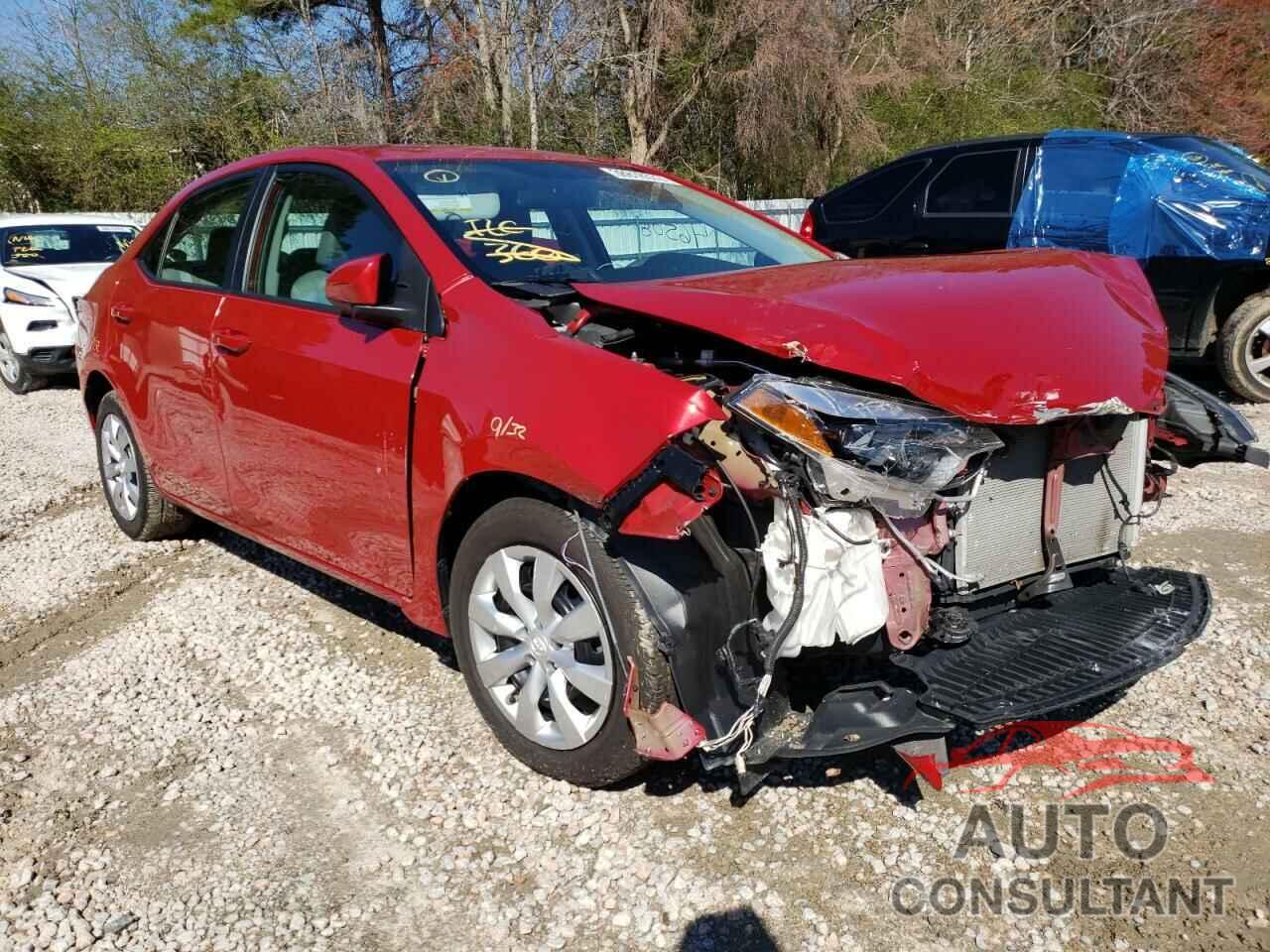 TOYOTA COROLLA 2016 - 5YFBURHE3GP428081