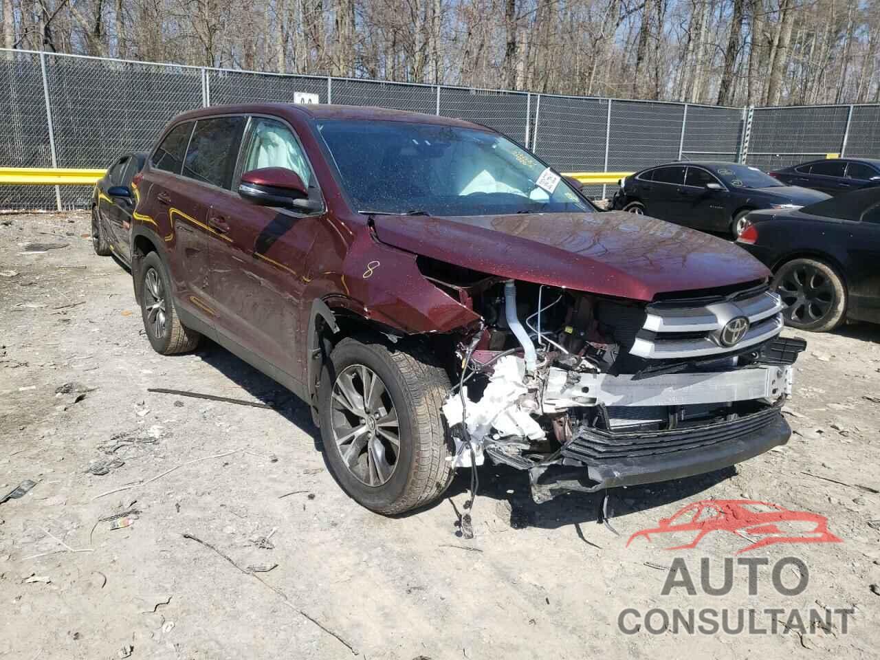 TOYOTA HIGHLANDER 2019 - 5TDBZRFH2KS983554