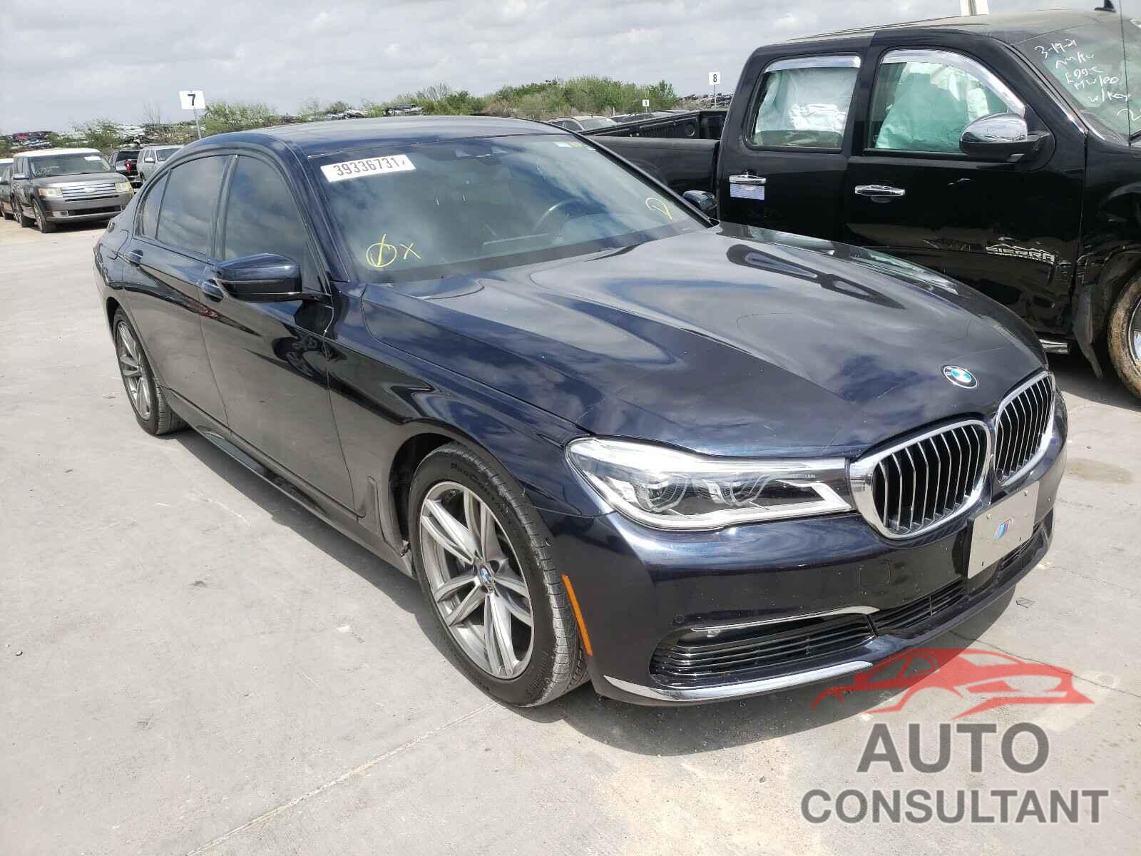 BMW 7 SERIES 2016 - WBA7F0C58GGL99937