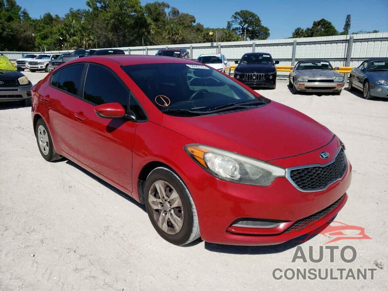 KIA FORTE 2016 - KNAFK4A62G5598603