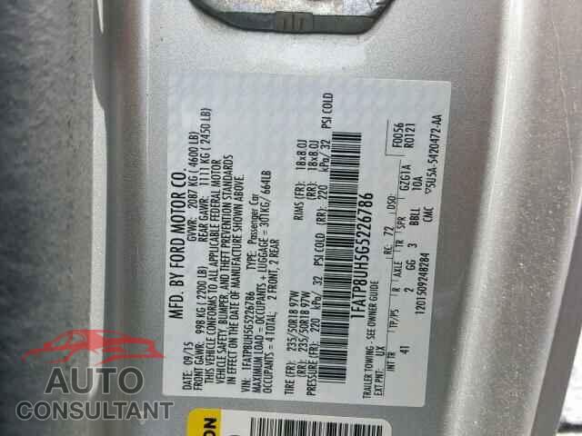 FORD MUSTANG 2016 - 19XFC2F51HE230956