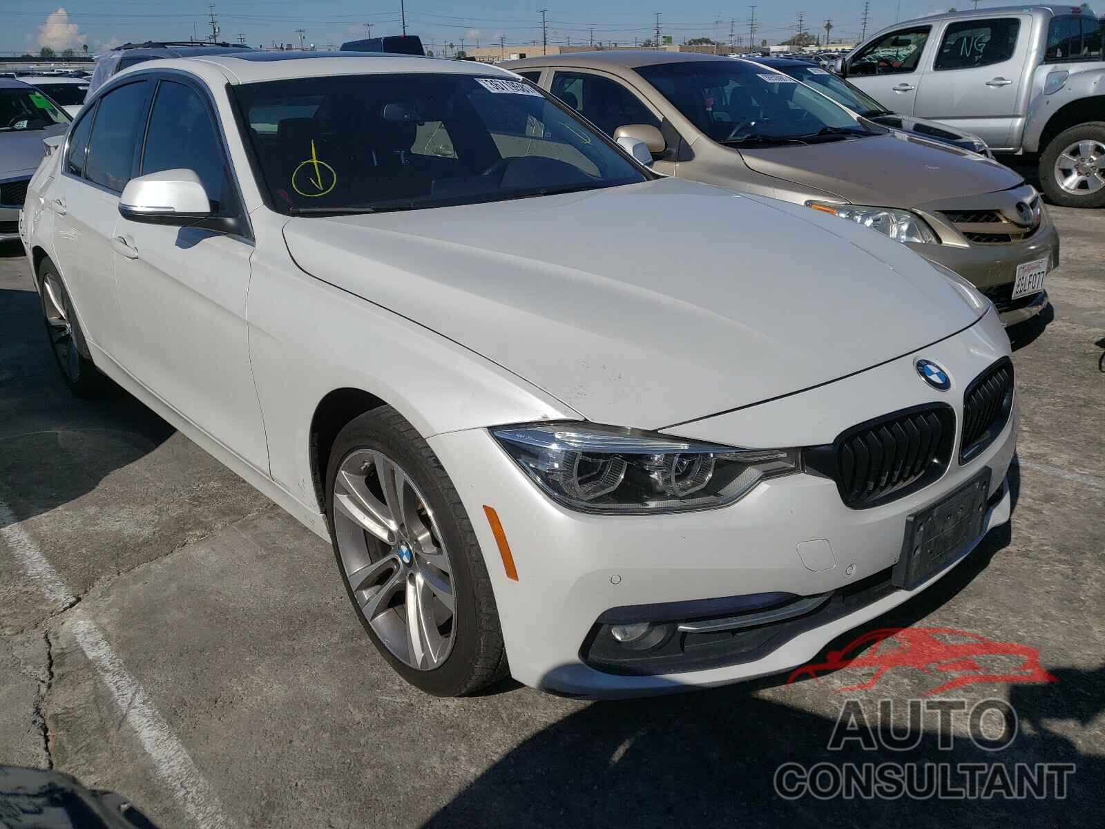 BMW 3 SERIES 2017 - WBA8B9G56HNU48676