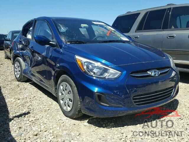 HYUNDAI ACCENT 2017 - KMHCT4AEXHU244194