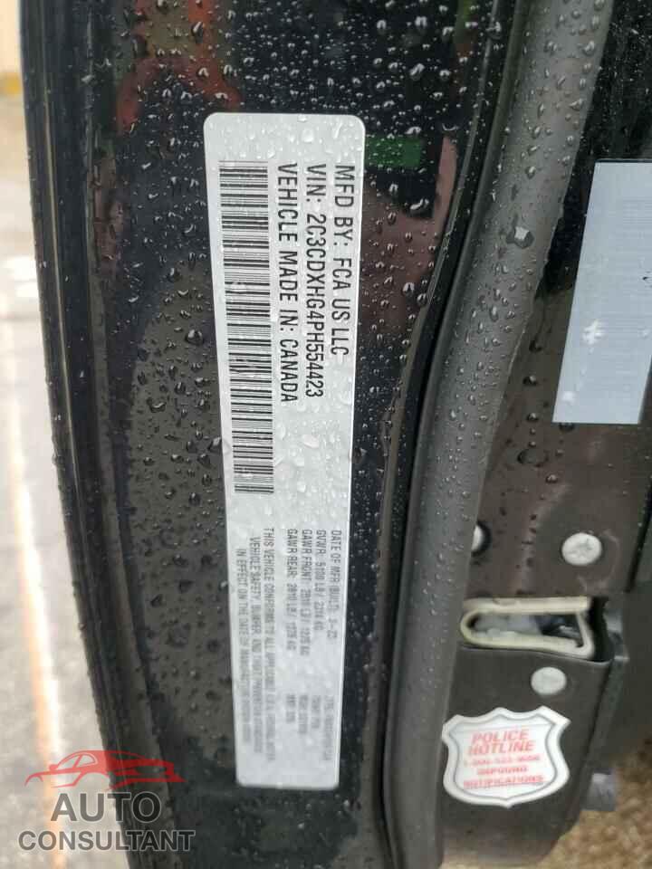 DODGE CHARGER 2023 - 2C3CDXHG4PH554423