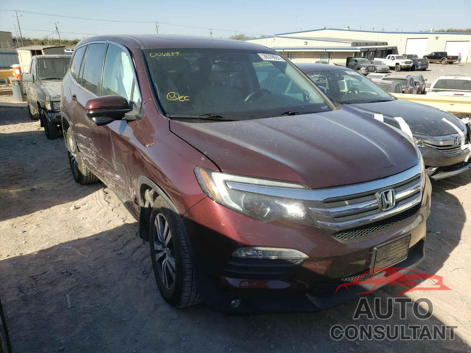 HONDA PILOT 2016 - 5FNYF6H53GB006889