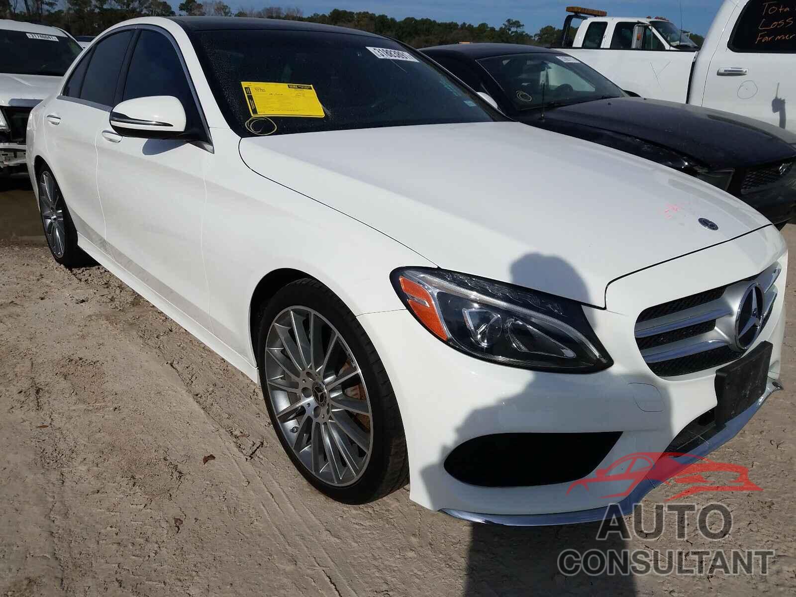 MERCEDES-BENZ C CLASS 2018 - 55SWF4JB5JU245104