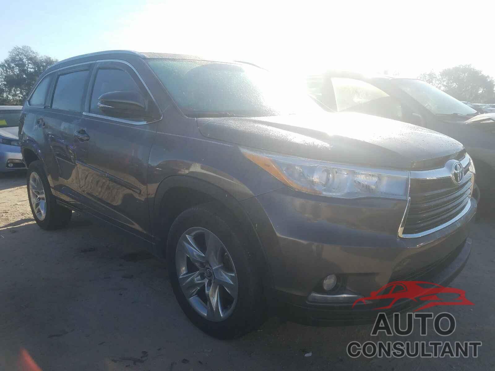 TOYOTA HIGHLANDER 2016 - 5TDYKRFH0GS139891