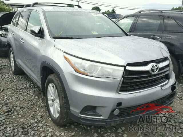TOYOTA HIGHLANDER 2015 - 5TDBKRFH3FS085412