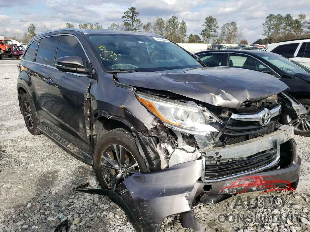 TOYOTA HIGHLANDER 2016 - 5TDKKRFH3GS123951