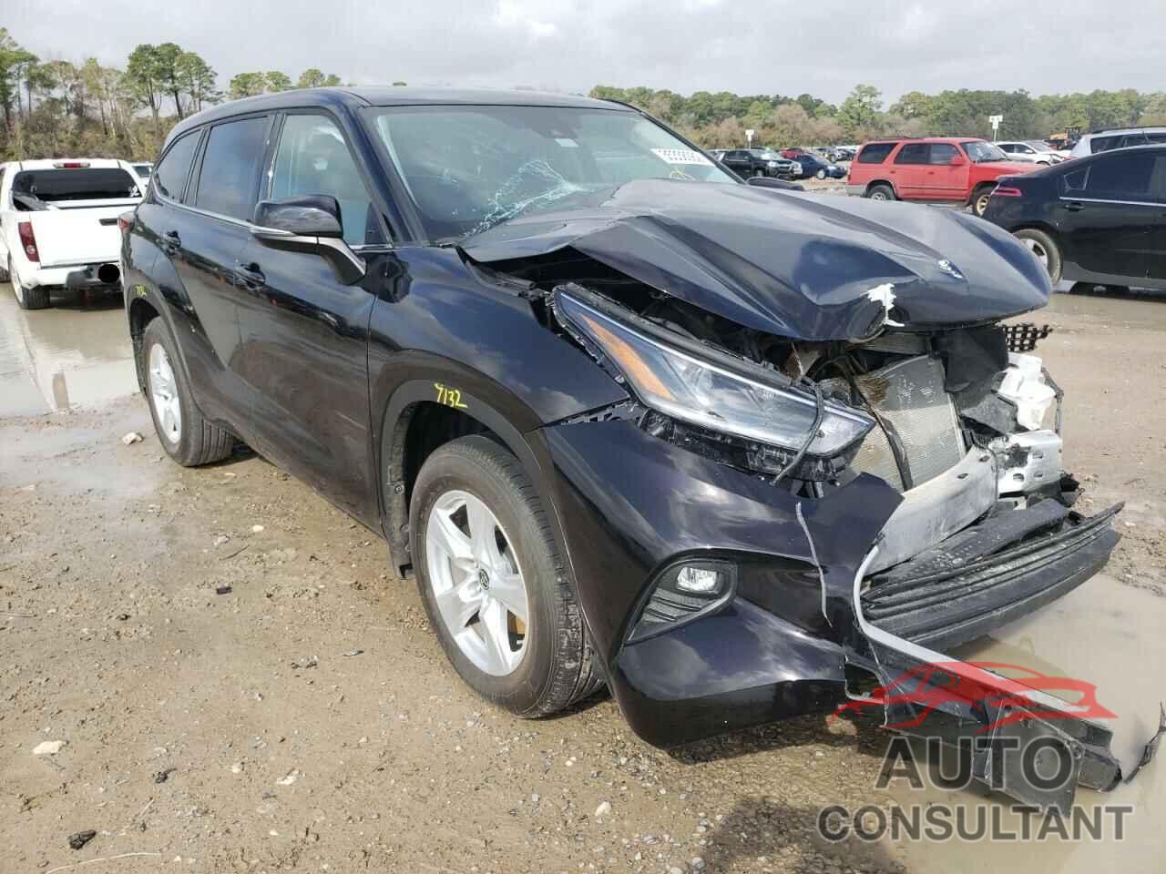 TOYOTA HIGHLANDER 2021 - 5TDZZRAH3MS080435