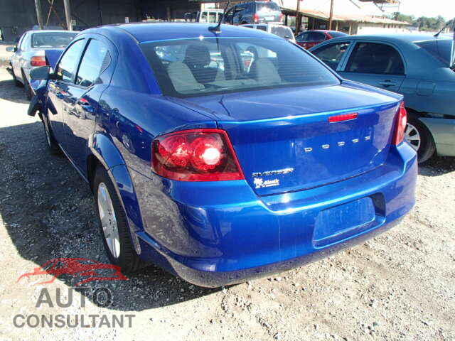 DODGE AVENGER 2013 - 1C3CDZAB1DN593905