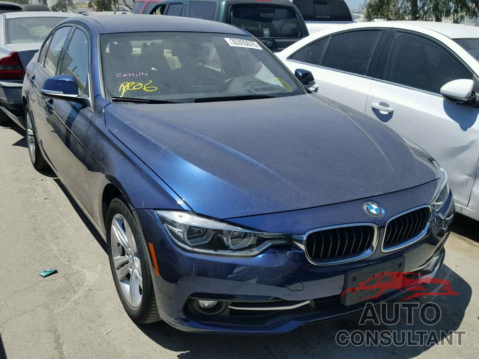BMW 3 SERIES 2016 - WBA8E7C53GK572812