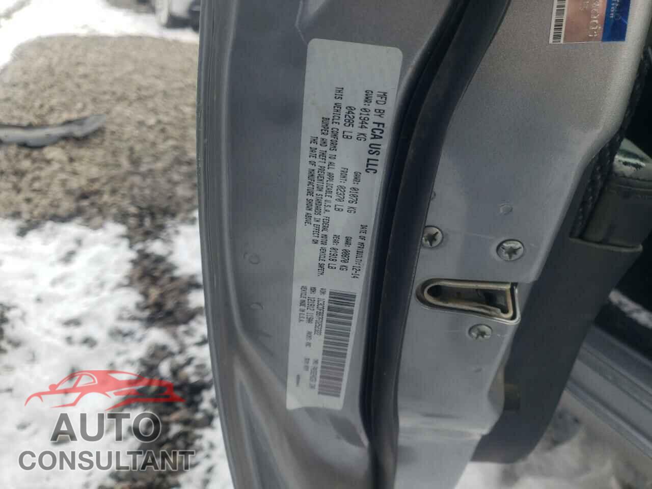 DODGE DART 2015 - 1C3CDFBB7FD252322