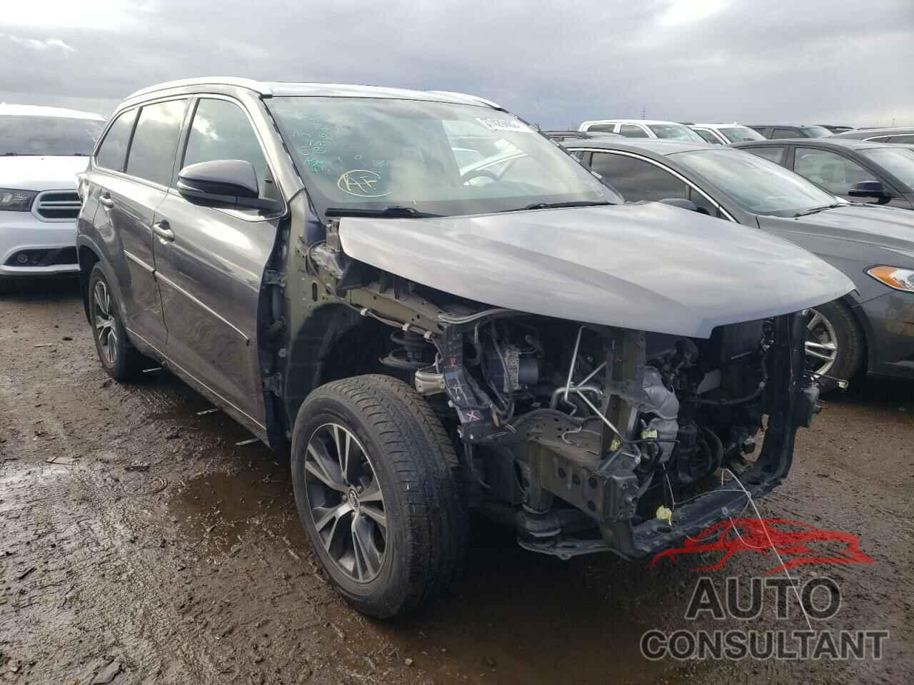 TOYOTA HIGHLANDER 2016 - 5TDJKRFH1GS239290