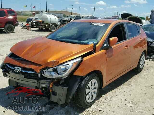 HYUNDAI ACCENT 2016 - KMHCT5AE2GU270633