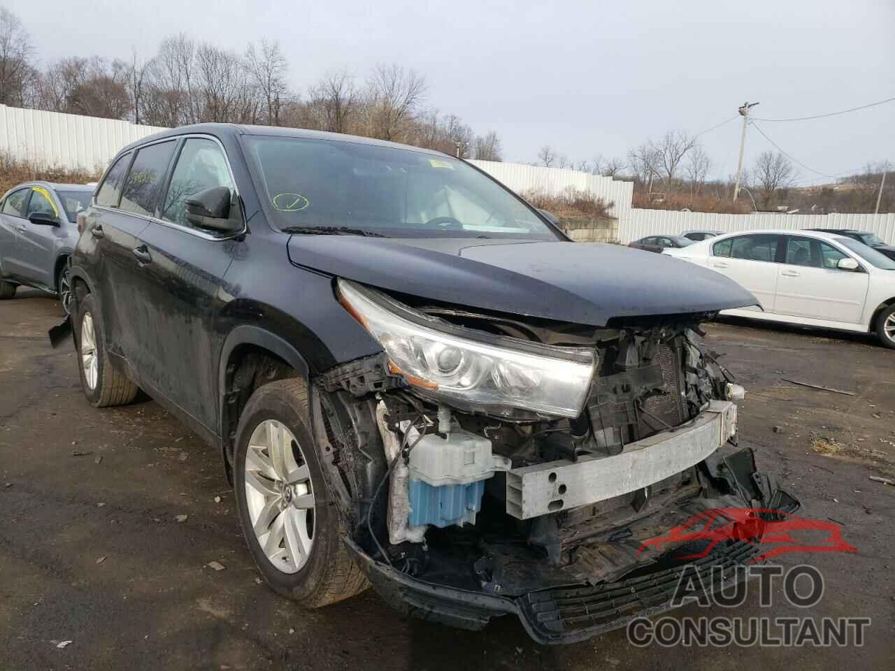 TOYOTA HIGHLANDER 2016 - 5TDBKRFH9GS295868