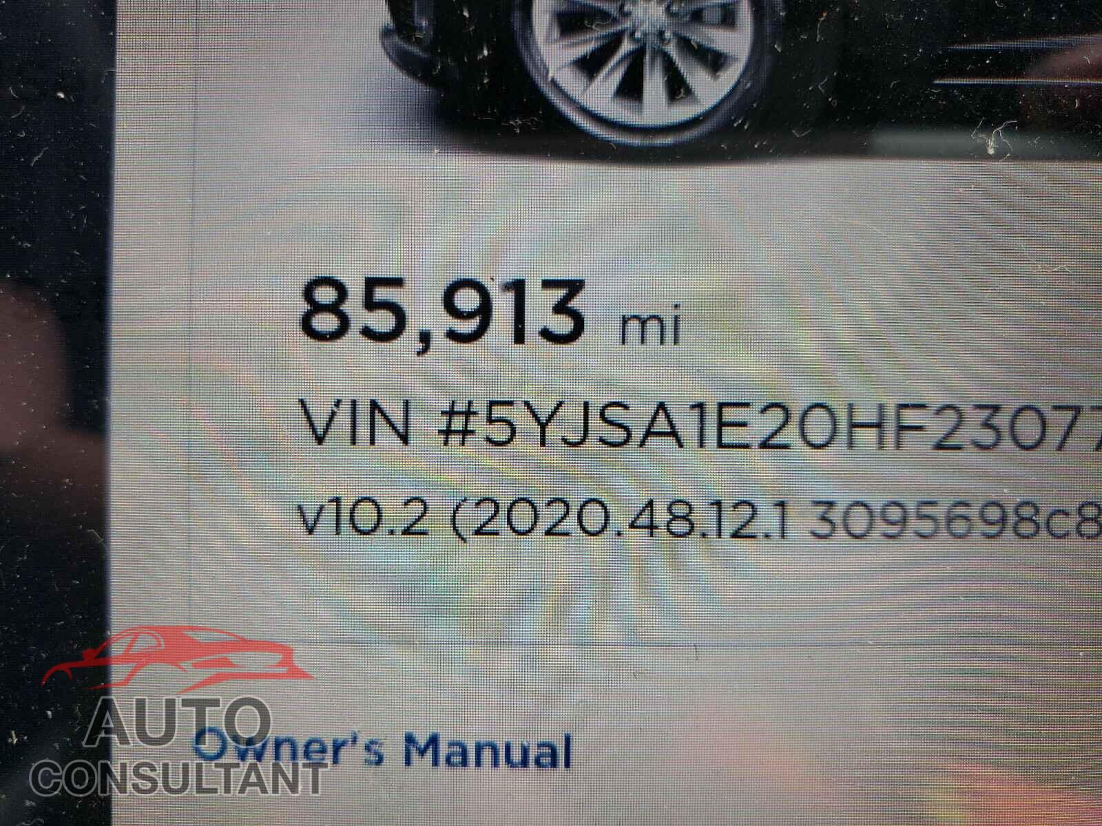 TESLA MODEL S 2017 - 5YJSA1E20HF230771