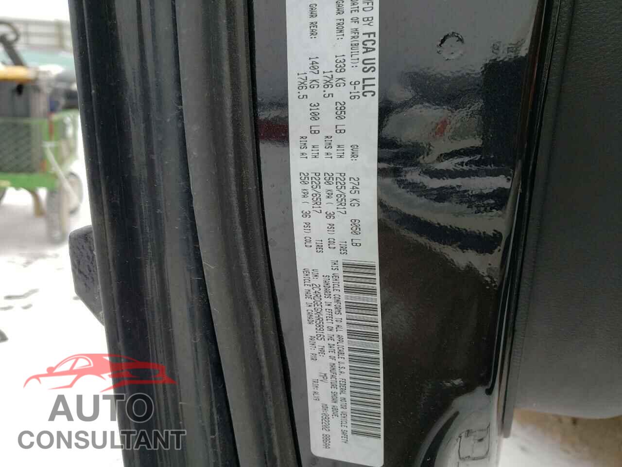 DODGE CARAVAN 2017 - 2C4RDGEGXHR589165