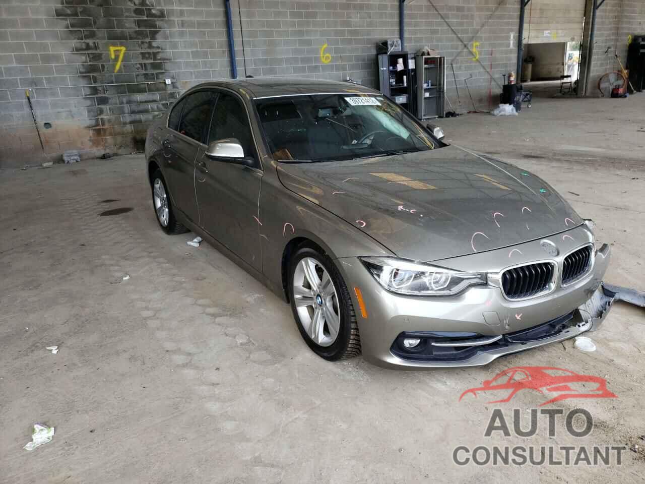 BMW 3 SERIES 2017 - WBA8B9G31HNU56599