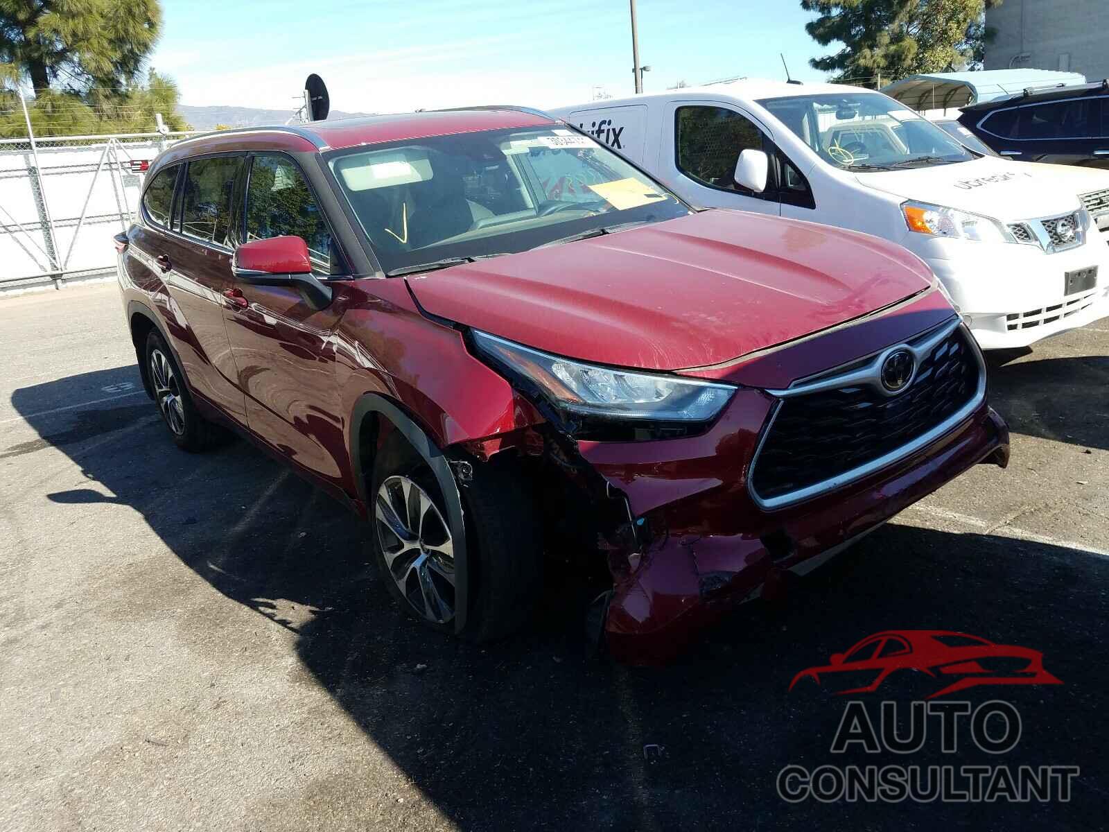 TOYOTA HIGHLANDER 2020 - 5TDGZRBH4LS008373