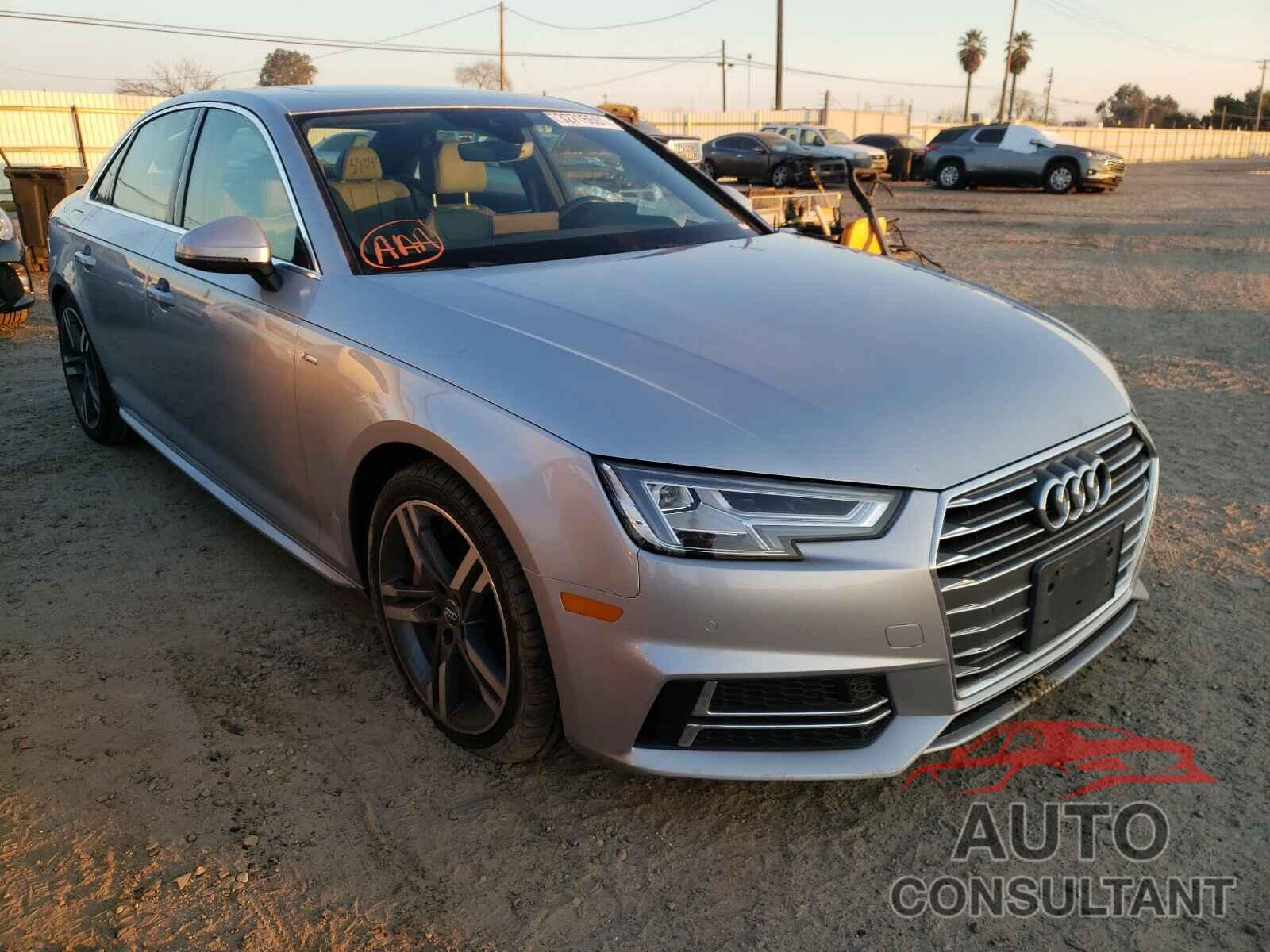 AUDI A4 2017 - WAULNAF41HN040646