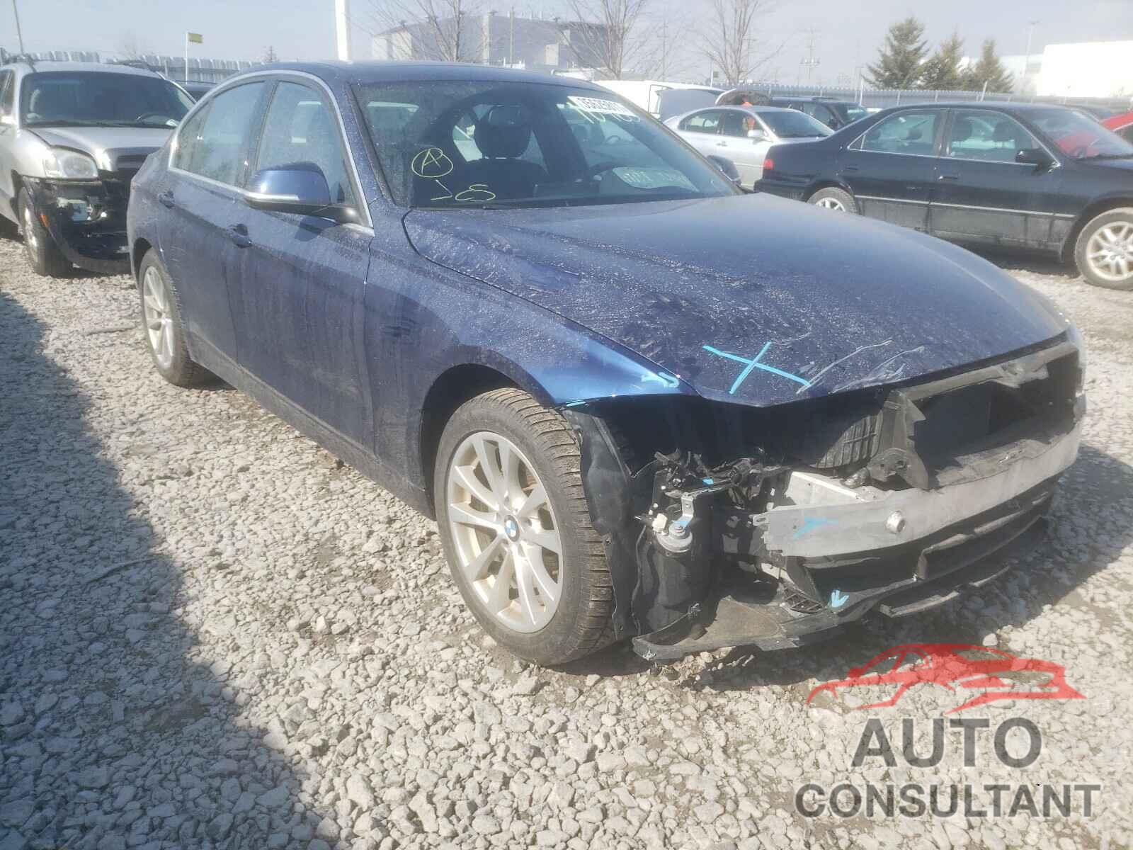 BMW 3 SERIES 2017 - WBA8D9G36HNU64529