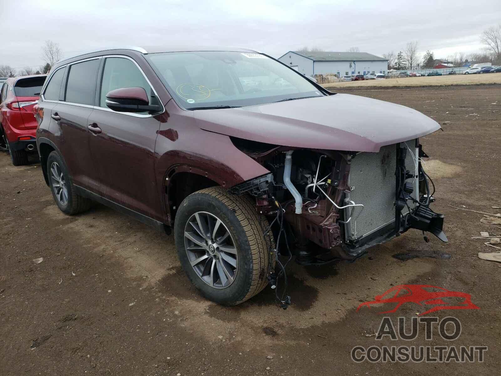 TOYOTA HIGHLANDER 2019 - 5TDJZRFH1KS720290