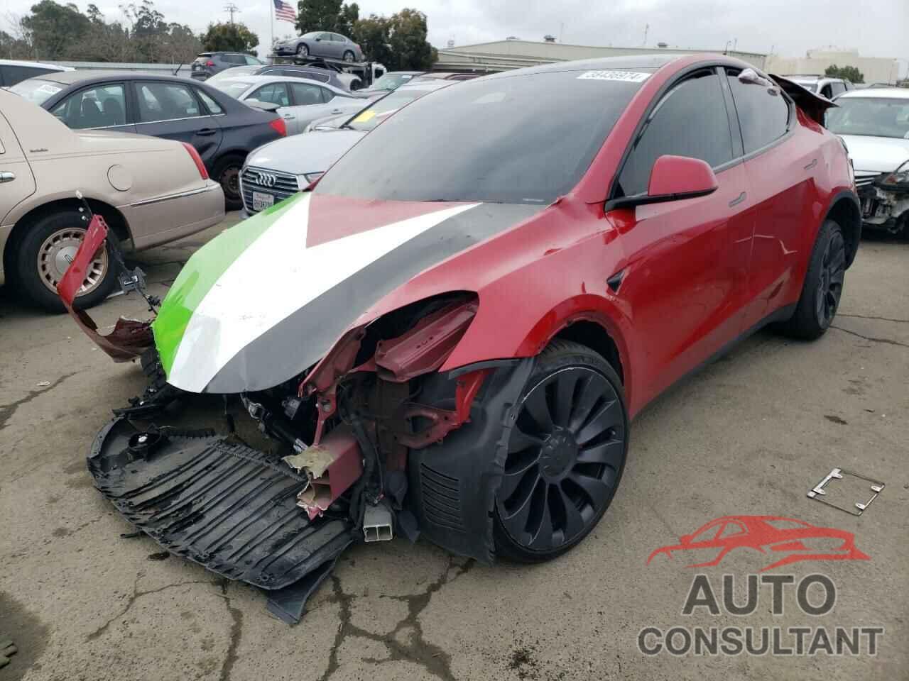 TESLA MODEL Y 2022 - 7SAYGDEF7NF493223