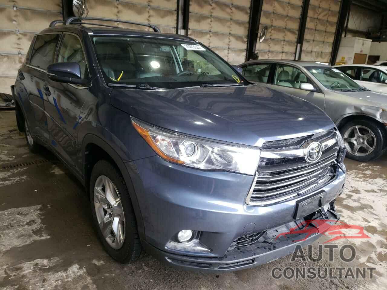 TOYOTA HIGHLANDER 2016 - 5TDDKRFH1GS251579