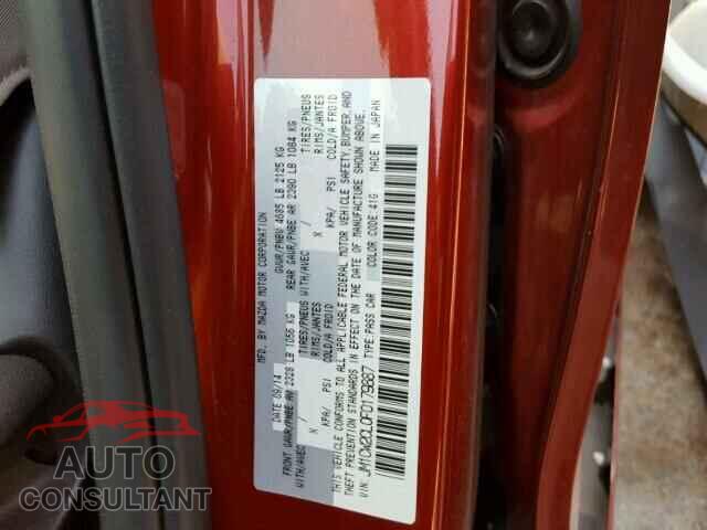 MAZDA 5 2015 - JM1CW2CL0F0179887