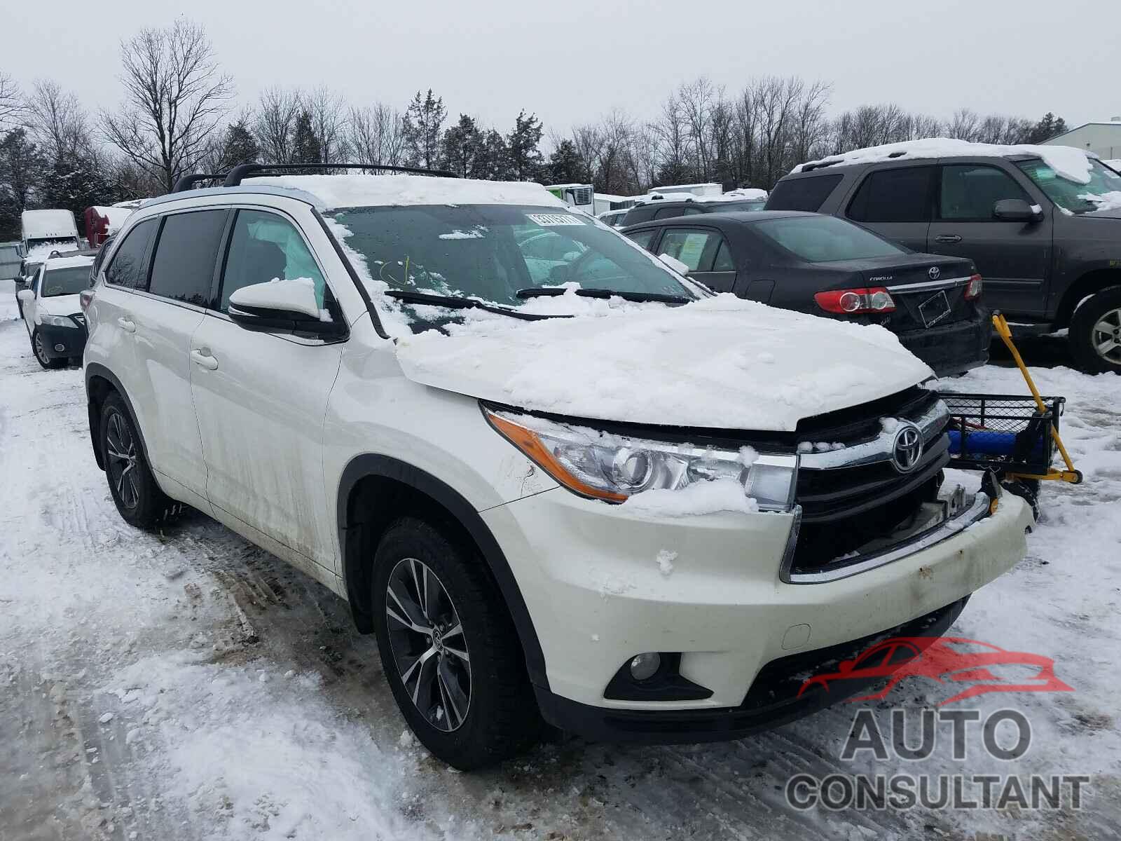 TOYOTA HIGHLANDER 2016 - 5TDJKRFH0GS505883