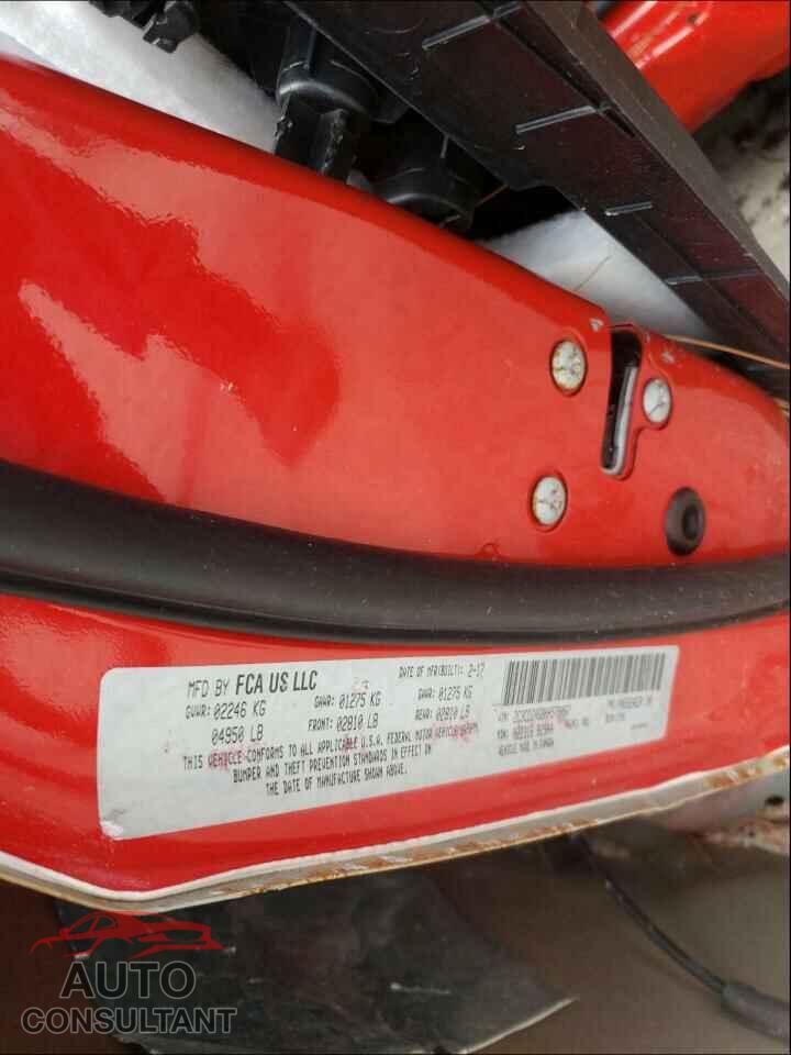 DODGE CHALLENGER 2017 - 2C3CDZAG8HH578067