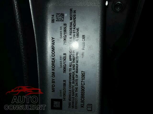 CHEVROLET SPARK 2015 - KL8CB6S90FC710957