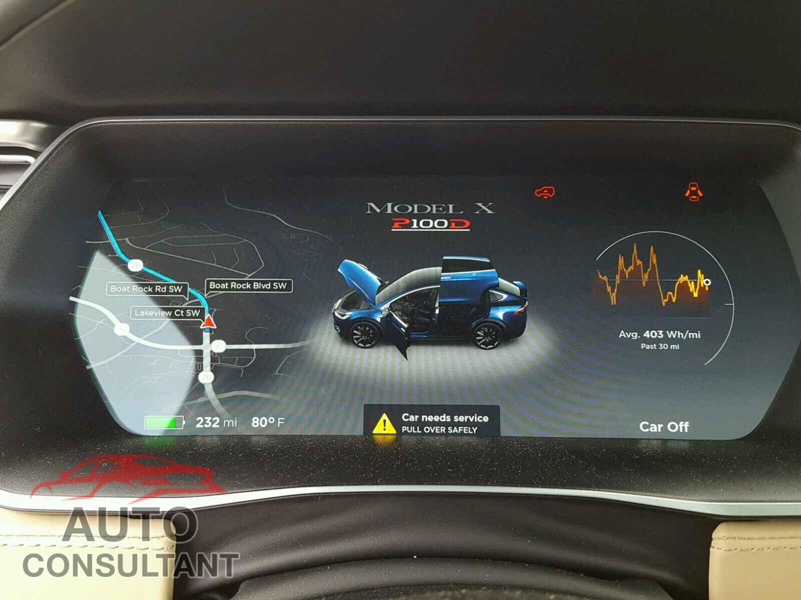 TESLA MODEL X 2017 - 5YJXCAE47HF061673