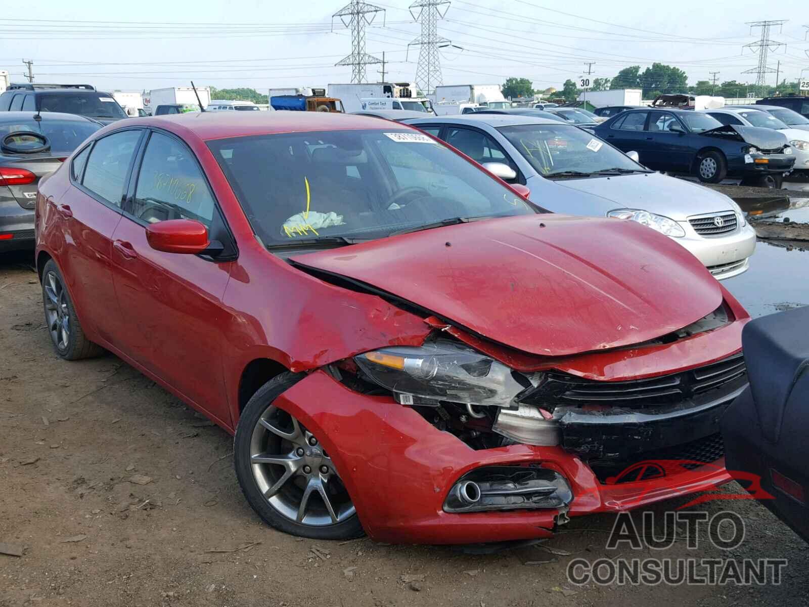 DODGE DART 2015 - 1C3CDFBB9FD116564