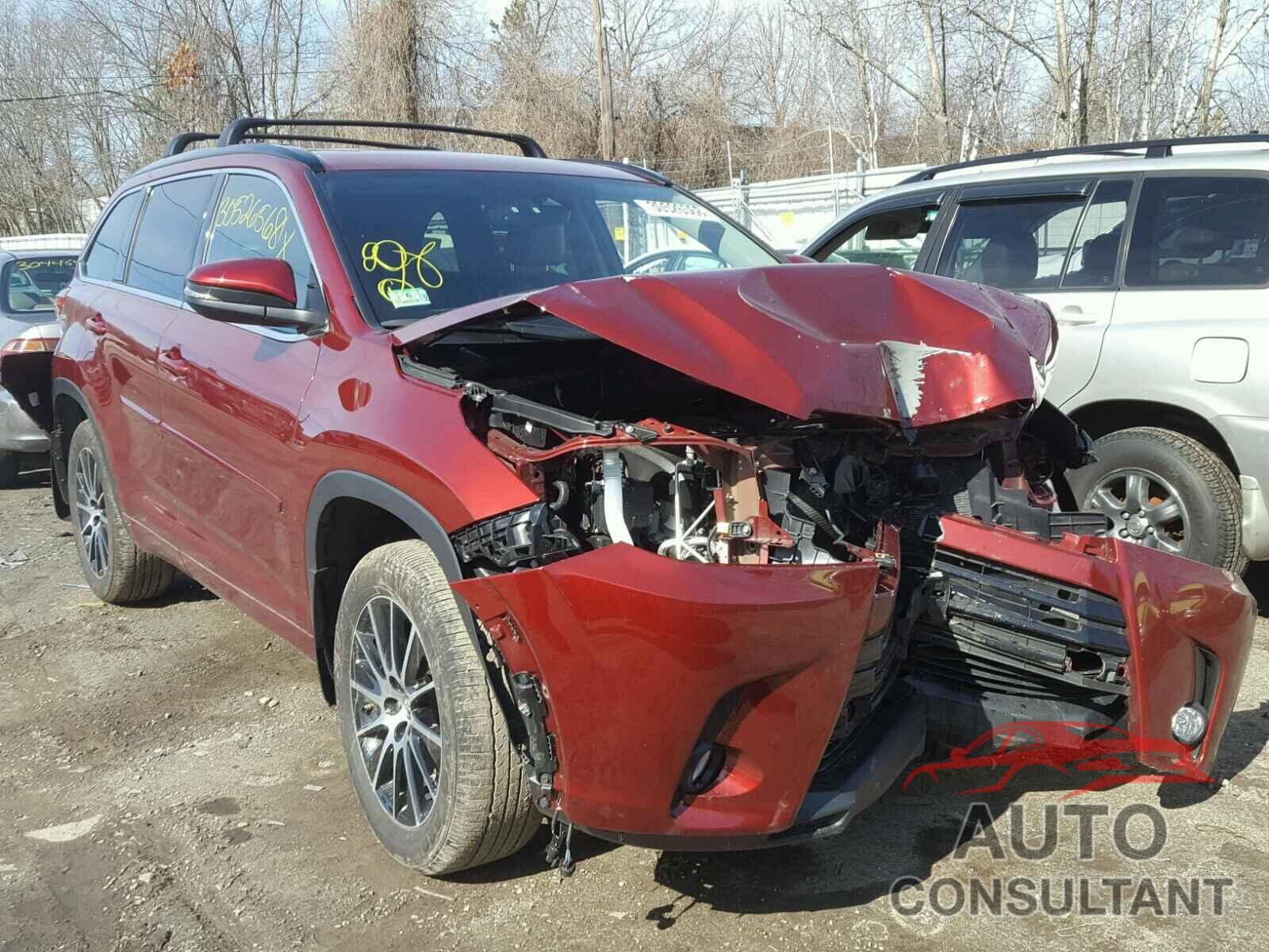 TOYOTA HIGHLANDER 2017 - 5TDJZRFH7HS409035