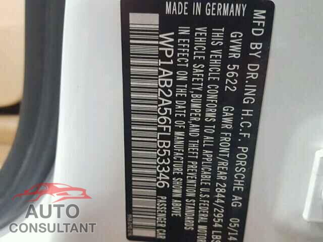 PORSCHE MACAN 2015 - WP1AB2A56FLB53346