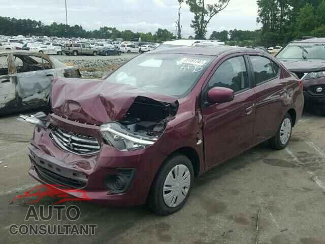 MITSUBISHI MIRAGE 2017 - ML32F3FJ6HHF15872