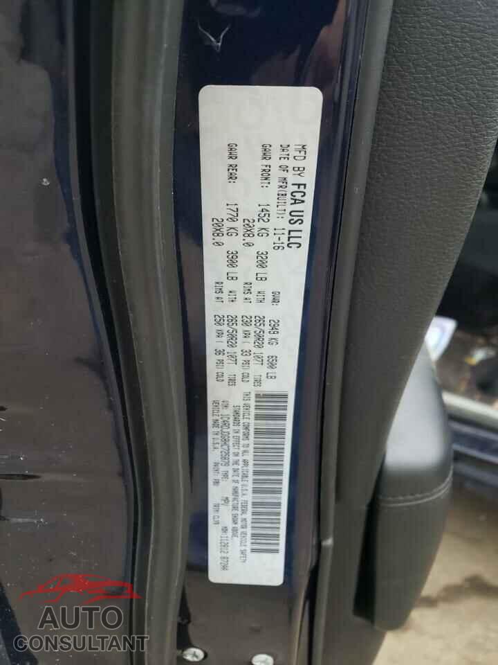 DODGE DURANGO 2017 - 1C4RDJDG8HC725879