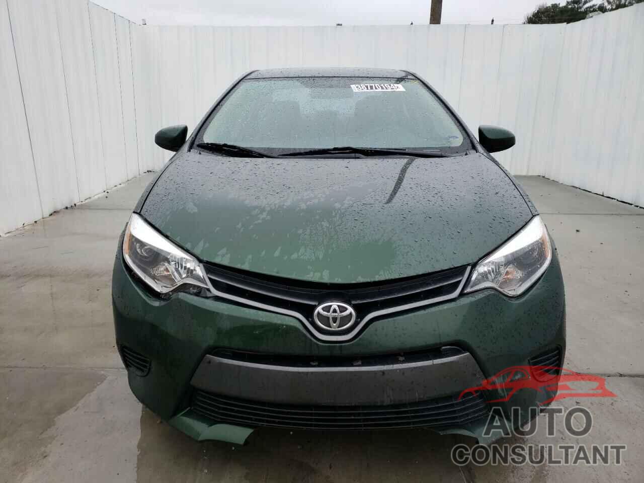 TOYOTA COROLLA 2016 - 2T1BURHE1GC576827