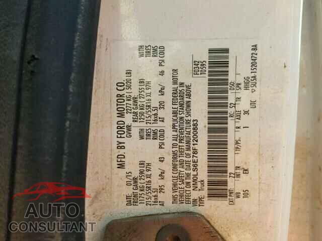FORD TRANSIT CO 2015 - NM0LS6E78F1200883