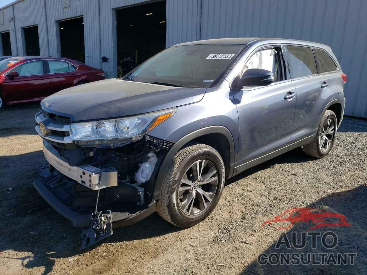 TOYOTA HIGHLANDER 2019 - 5TDZZRFH0KS298600