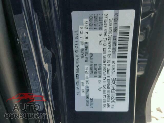 MAZDA 3 2017 - 3MZBN1U73HM104463