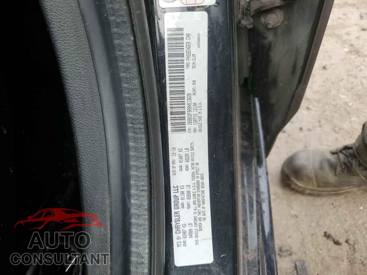 DODGE AVENGER 2011 - 1B3BD2FB0BN513628