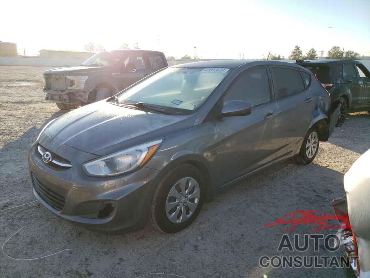 HYUNDAI ACCENT 2016 - KMHCT5AE6GU291095