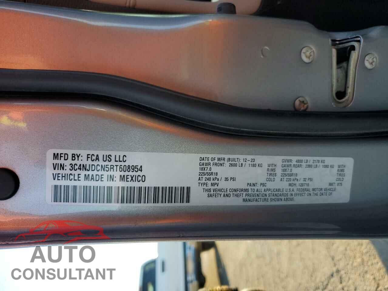JEEP COMPASS 2024 - 3C4NJDCN5RT608954