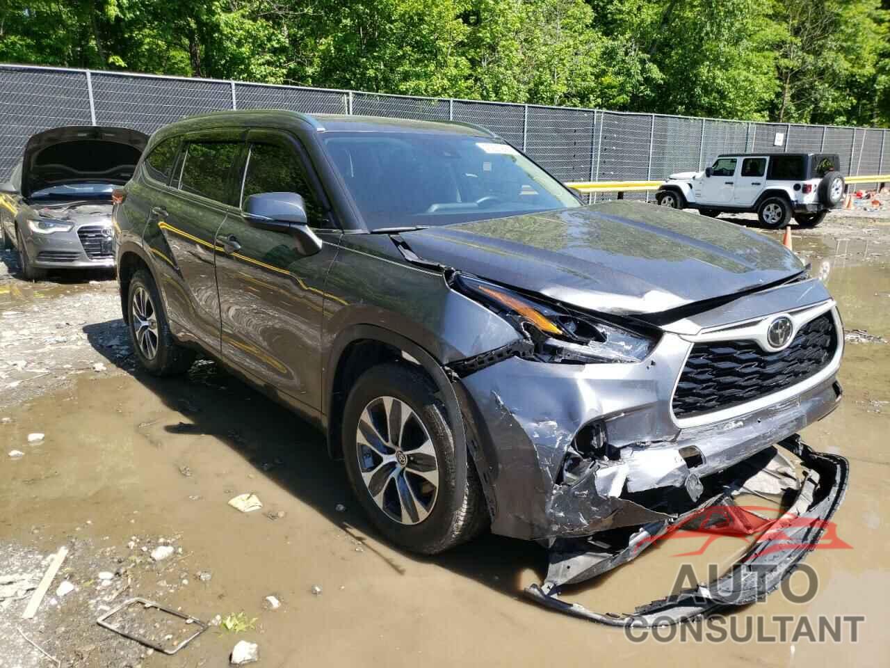 TOYOTA HIGHLANDER 2021 - 5TDHZRBH7MS523065