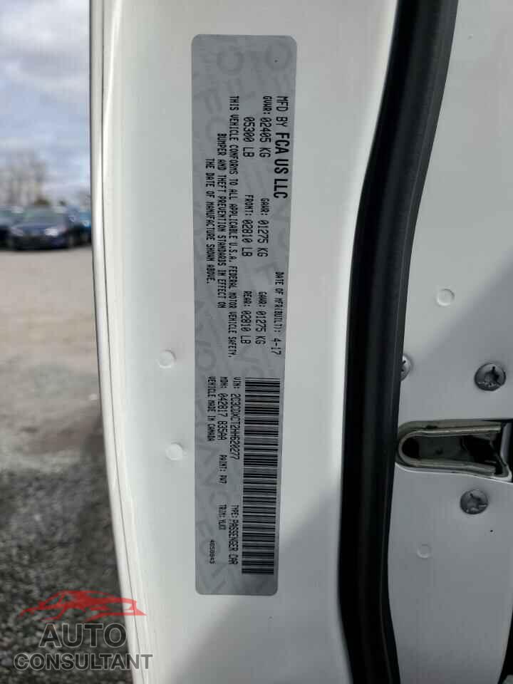 DODGE CHARGER 2017 - 2C3CDXCT2HH620277