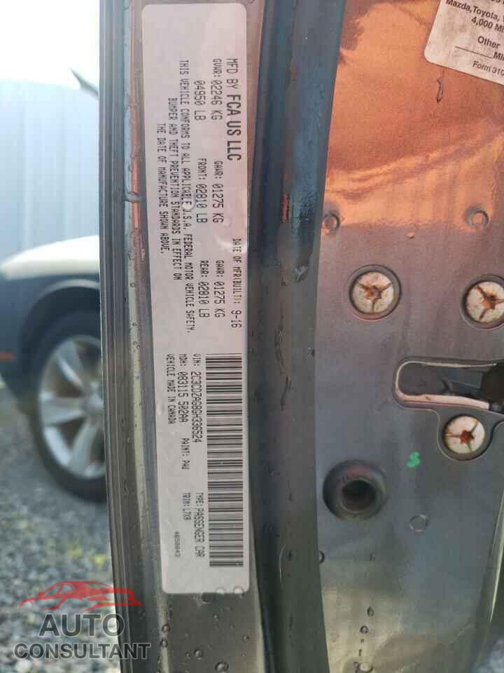 DODGE CHALLENGER 2016 - 2C3CDZAG8GH336524